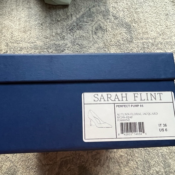 Sarah Flint Perfect Pump 85 IT 36 - US 6 / Autumn Floral Jacquard 3.3 in - Picture 2 of 10